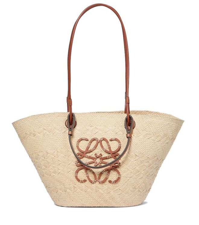 Paulas Ibiza Anagram basket bag
