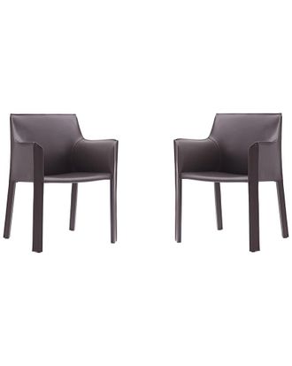 Manhattan Comfort Set of 2 Vogue Dining Chairs