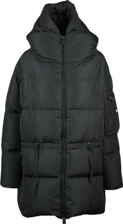 Bacon Black Polyester Cloud 78 Down Jacket