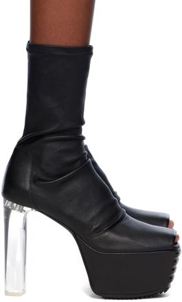 サカ【美品】Rick Owens LEATHER KISS BOOTS m.ilieu | rick owens ss20 kiss heels rick owens' work in