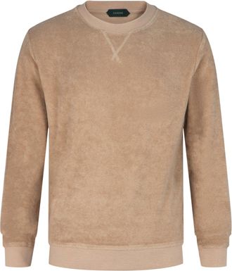 Slowear Terry Cotton Crewneck Sweatshirt