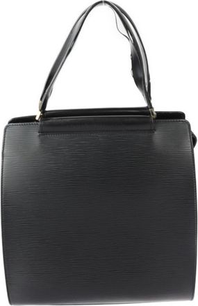 Louis Vuitton Epi Black Leather Handbag Tote Bag (Pre-Owned)