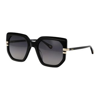 Chloé Sunglasses, female, Black, Size: 53 MM Stylish Sunglasses