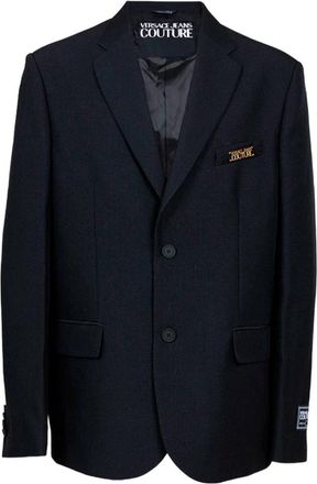 Versace Jeans Couture Elegante single-breasted jas - Heren - Blazers - Zwart - M - Jassen