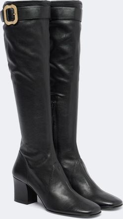 Miu Miu Leather knee-high boots