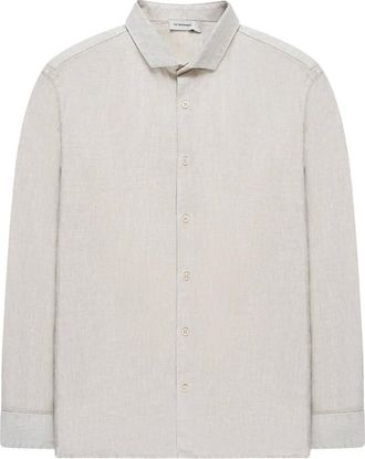 The Goodpeople Heren, Overhemden, Beige, Maat: M