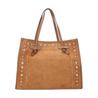 Gianni Chiarini Marcella Tote - Dames - Shoppers - Beige - ONE Size - Leer - Tassen