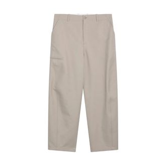 Givenchy Straight Trousers, male, Beige, Size: XL Couture Seam Trousers