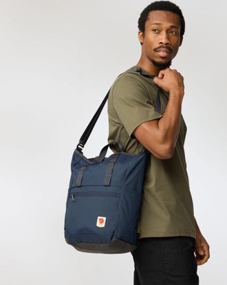 Fj&auml;llr&auml;ven High Coast Unisex Totepack in Dark Blue Nylon - One Size