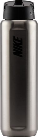 Nike Recharge Stainless Steel Straw Bottle (24 oz) in Grey | N1013795-953
