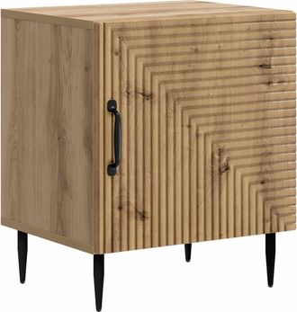 vidaXL Armario De Noche Roble Artisan 43 X 34,5 X 50 Cm Vidaxl