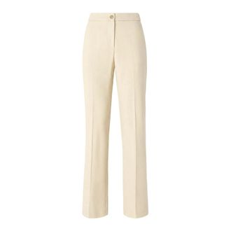 Pinko Wide Trousers, female, White, Size: XS New Serenidad Pantalone Frisottino