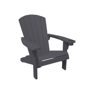 Dmora Dmora - Sillas De Jard&iacute;n Creston, Silla De Jardin, Asiento Exterior Multiusos, Banco De Jard&iacute;n, 80x93 H93 Cm, Antracita