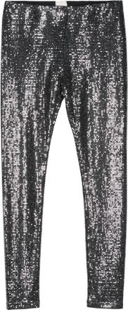 Isabel Marant Isabel Marant, Leggings, female, Gray, Size: XS Sequin Embellished Stretch Leggings