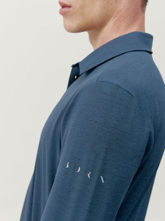 Born Living Yoga T-shirt Polo Maroni Denim