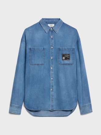 Celine Shirt Men color Blue