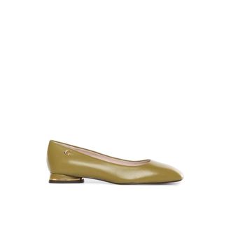 Coccinelle Ballerinas, female, Green, Size: 10 US Ballerinas