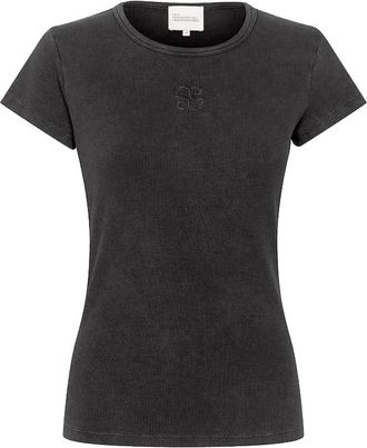 MY ESSENTIAL WARDROBE Mandy T-Shirt - Dames - T-shirts - Zwart - XS - Katoen - Tops