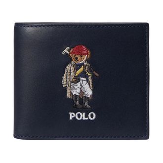 Ralph Lauren Wallets & Cardholders, male, Blue, Size: ONE SIZE Polo Bear Bifold Wallet