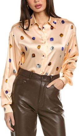 Sportmax Elegia Silk-Blend Top