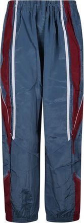 Martine Rose Gelaagde joggingbroek - Heren - Wijde Broeken - Blauw - XL - Broeken