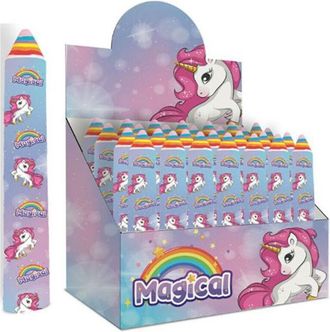 Trade Shop Trade Shop - Set 24 Unids De Goma Para Borrar La Forma De L&aacute;piz Gigante Unicornio Regalo Girls 737960