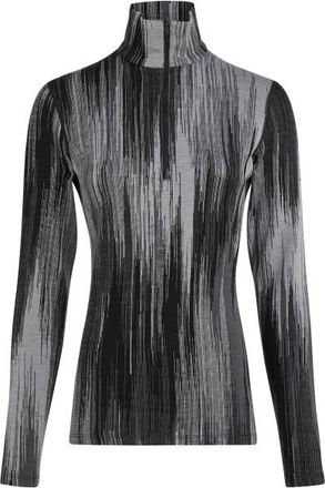 Icebreaker Merino 260 Tech Vertex L/S Half Zip AOP Merinounterwäsche für Damen | grau
