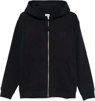 C.P. Company Felpa con cappuccio e zip - Blu