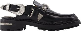Toga Archives Clogs - Dames - Klompen - Zwart - 35 EU - Leer - Schoenen