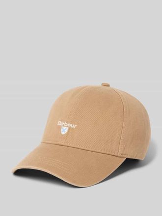 Barbour Basecap aus reiner Baumwolle Modell CASCADE in Beige, Gr&ouml;&szlig;e 1