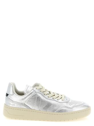 Veja Silver Leather Sneakers