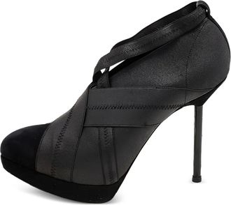 Saint Laurent 125mm wrap ankle boots - Black