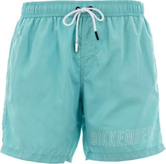 Dirk Bikkembergs Mens Men Boxer Basic Light Blue - Blue & White - Size Large