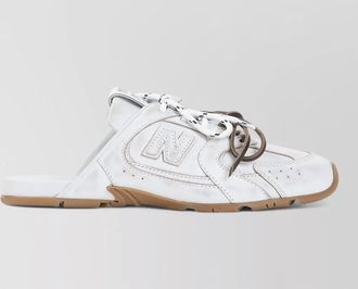 Miu Miu new balance open heel leather slides