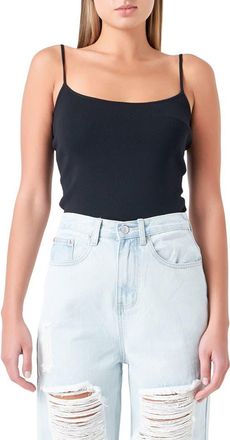 Grey Lab Rib Camisole in Black at Nordstrom, Size X-Small