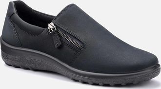 Hotter Womens Ruby Womens Wide Fit Slip On Shoes - Navy - Size: 7.5