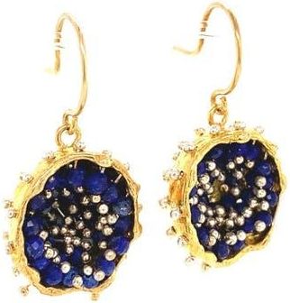 Esin Akan Dance of Stamens Medium Earring, Gold Plated Earring with Lapis Lazuli at Nordstrom