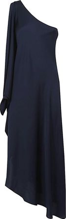 Nouvelle/Silk95Five Navy Blue Ritz Silk Kaftan Dress