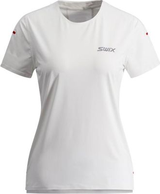Swix Position Tee Laufshirt f&uuml;r Damen | grau/wei&szlig;