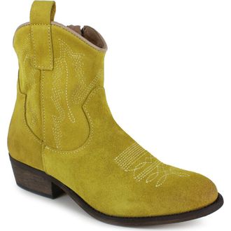 Artisan by Zigi Mireya Lizard Embossed Western Boot in Green at Nordstrom, Size 6