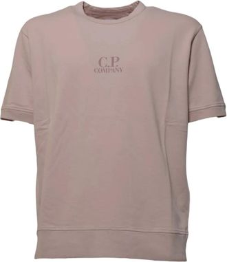 C.P. Company T-shirt con logo - Rosa