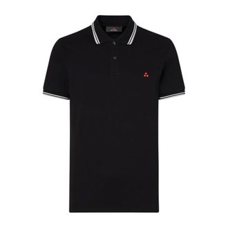 Peuterey Polo Shirts, male, Black, Size: 2XL New Medinilla STR 02 Polo