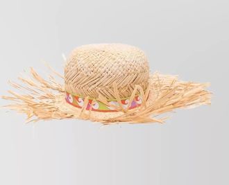 Pucci straw sun hat