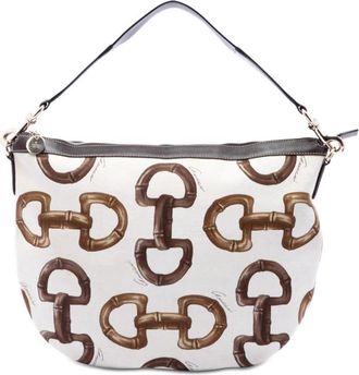 Gucci Pre-owned Gucci Printed Canvas Horsebit Hobo Ladies JQPF1PSMBTU3UYGK