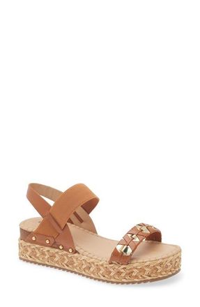 Bottero Noronha Slingback Platform Wedge Sandal in Caramelo at Nordstrom, Size 10