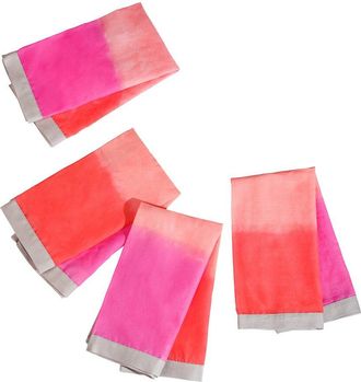 Tiramisu Tropical Sunrise Tie-Dye Napkin Set