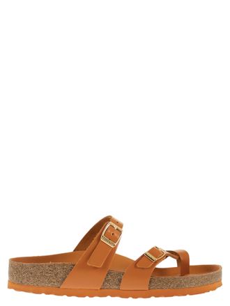 Birkenstock Sandalia Birkenstock Mayari Hex de cuero con doble correa ajustable