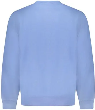 Calvin Klein Logo-Embroidered Cotton Sweatshirt - Blue