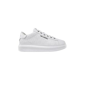 Karl Lagerfeld Schoenen, Heren, Wit, 43 EU, Leer, Kapri Sneaker