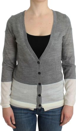 Costume National Grijze lichtgewicht cardigan